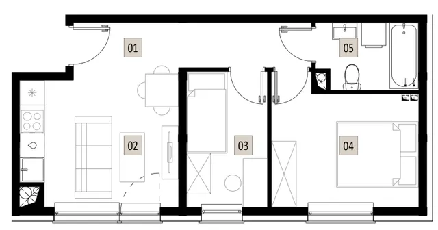 Mieszkanie M6 — Odnowiciela II