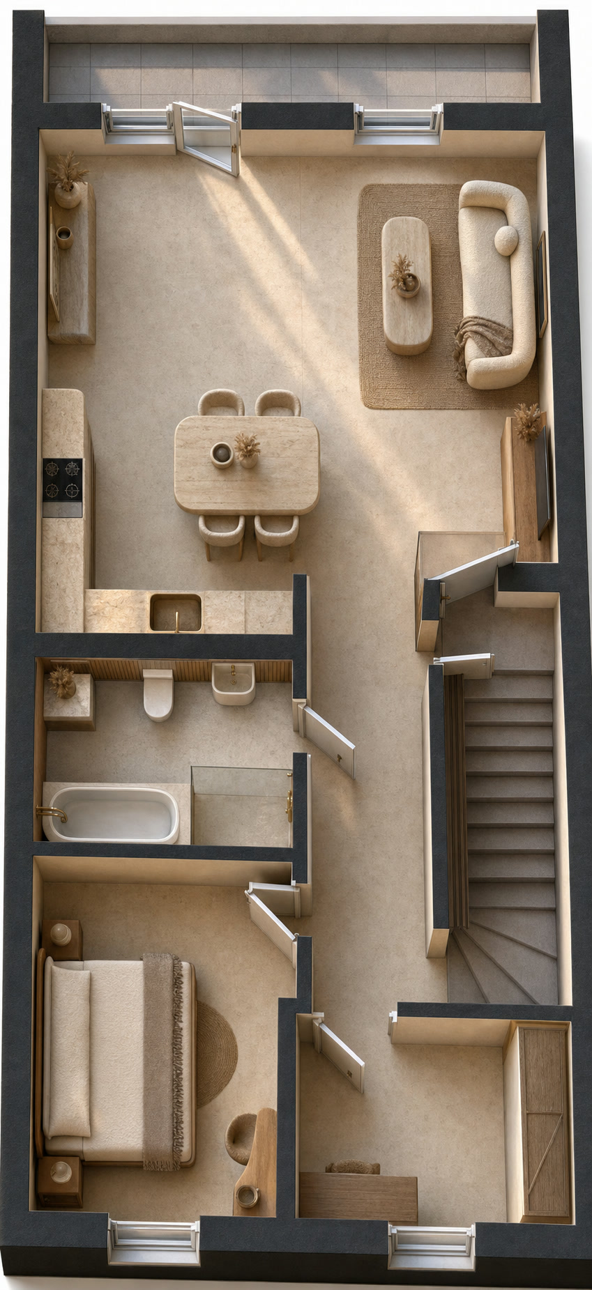 Wizualizacja 3D 1B — wariant 11