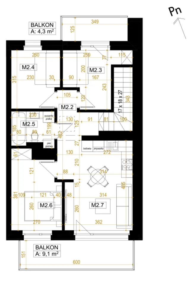 Mieszkanie B4M2 — BlackWood